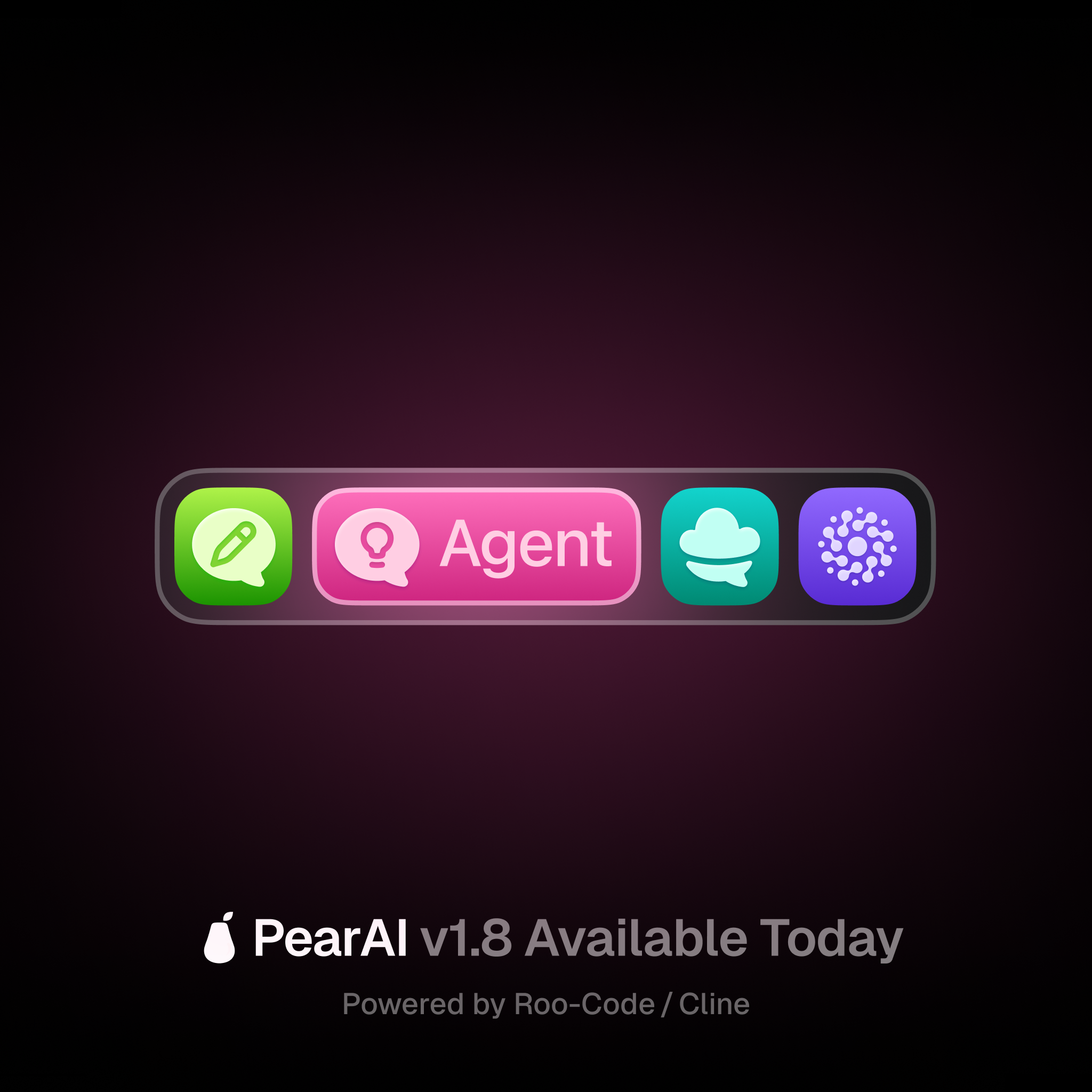 Pearai coding agent powered by roo code cline pearai